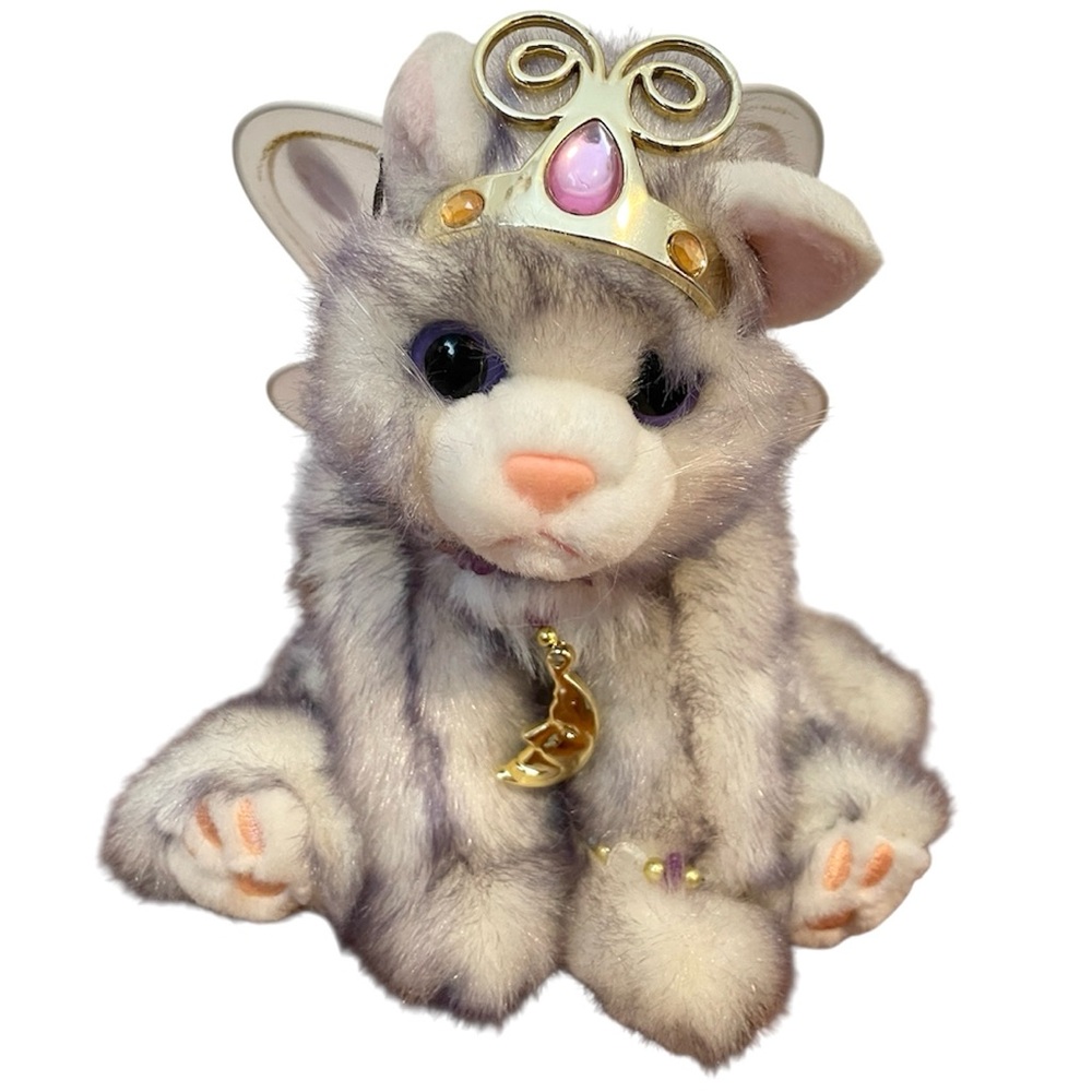 Aurora Vintage 2001 Precious Gems Catapillers Fairy Wings Cat Plush “Bellaluna”